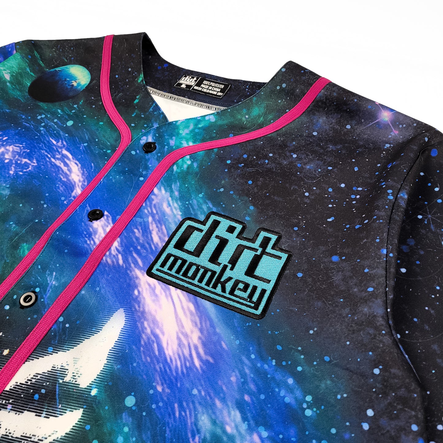 Dirt Monkey - Neon Void Baseball Jersey