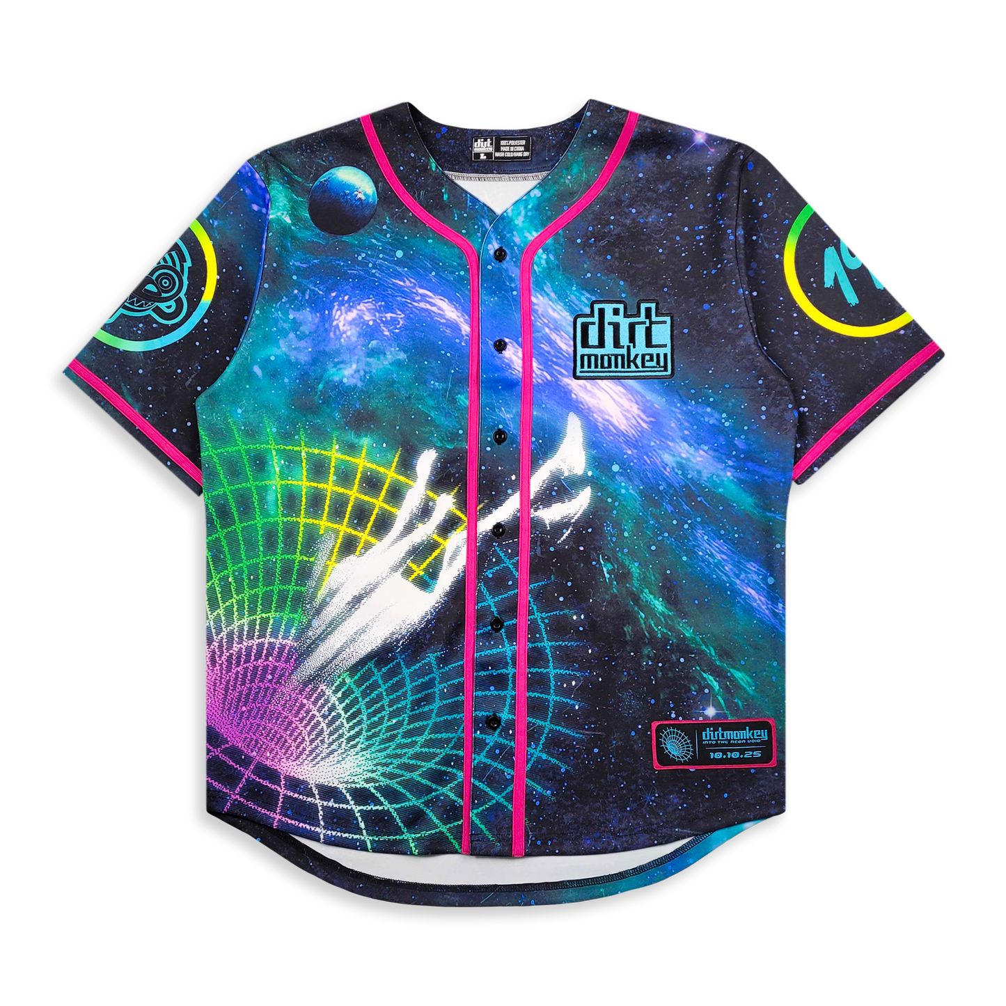 Dirt Monkey - Neon Void Baseball Jersey