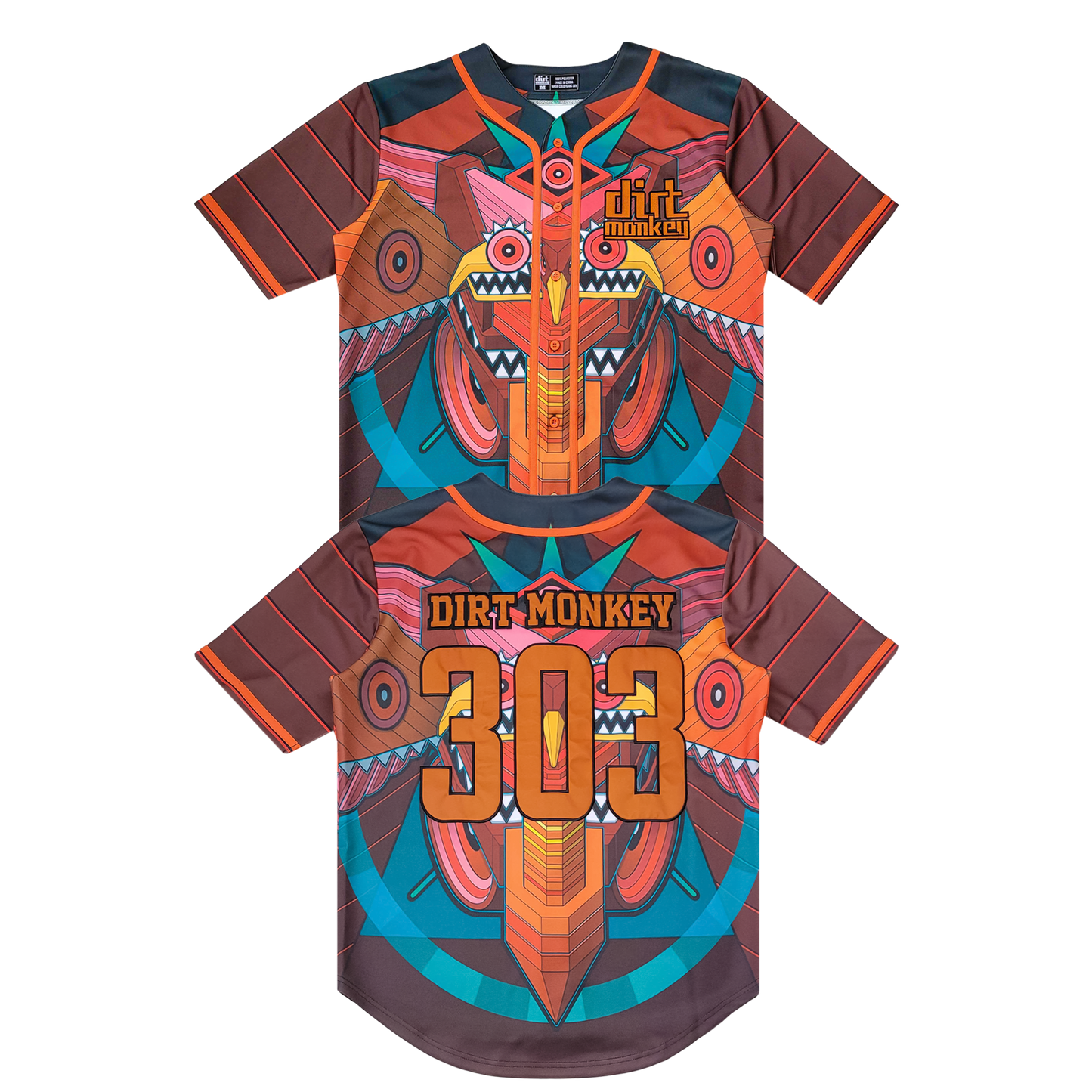 Dirt Monkey - Stomping Grounds - Baseball Jersey