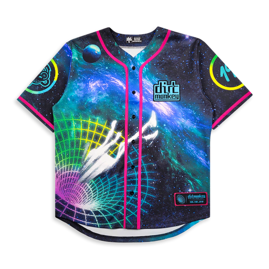 Dirt Monkey - Neon Void Baseball Jersey